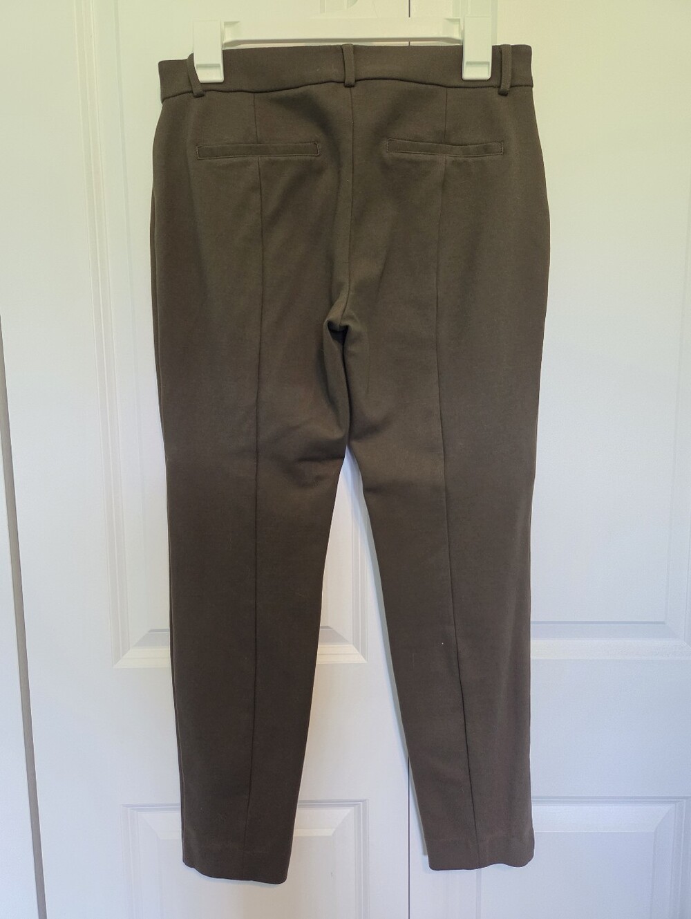 Express Olive Green Mid Rise Slim Pants - Picture 4 of 6